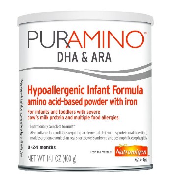 PurAmino Hypoallergenic Amino Acid Based Formula