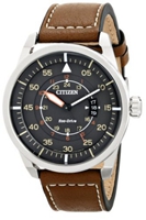citizen-eco-drive-mens-stainless-steel-watch-with-brown-leather-strap