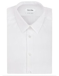 Calvin Klein Men's Non Iron Slim Fit Solid Dress Shirt