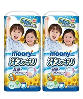 夏季限定新款：尤妮佳 Moony 透气吸汗拉拉裤 L和XL码八折优惠