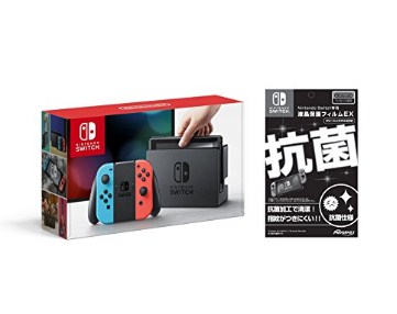 再补货： 任天堂 Nintendo SWITCH 游戏机（带膜版）29980日元+6139日元含税直邮